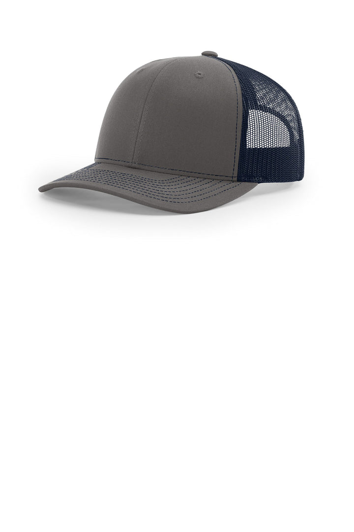 Richardson Trucker (112) - Hat — Charcoal/ Navy