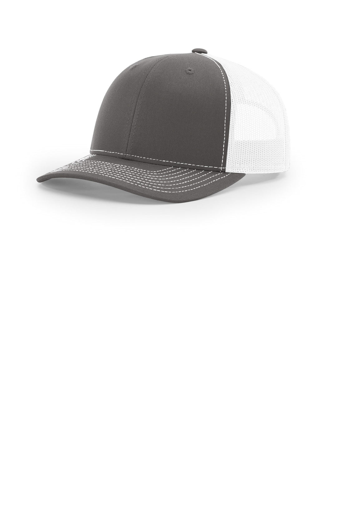 Richardson Trucker (112) - Hat — Charcoal/ White