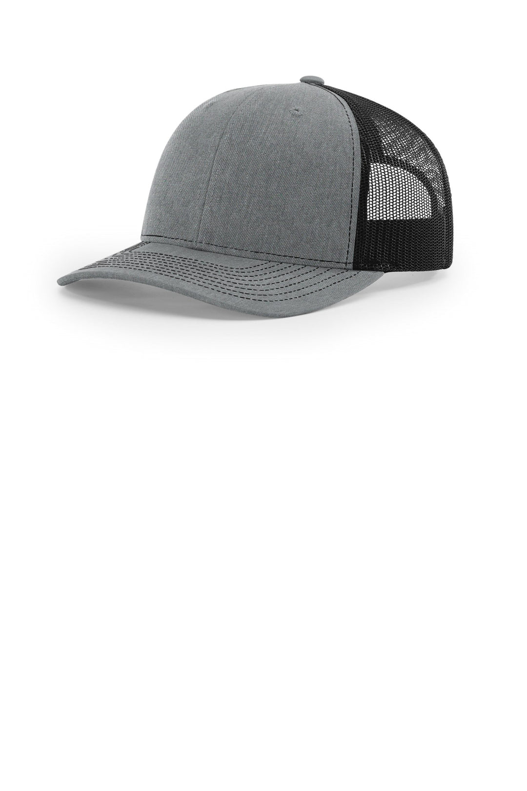 Richardson Trucker (112) - Hat — Heather Grey/ Black
