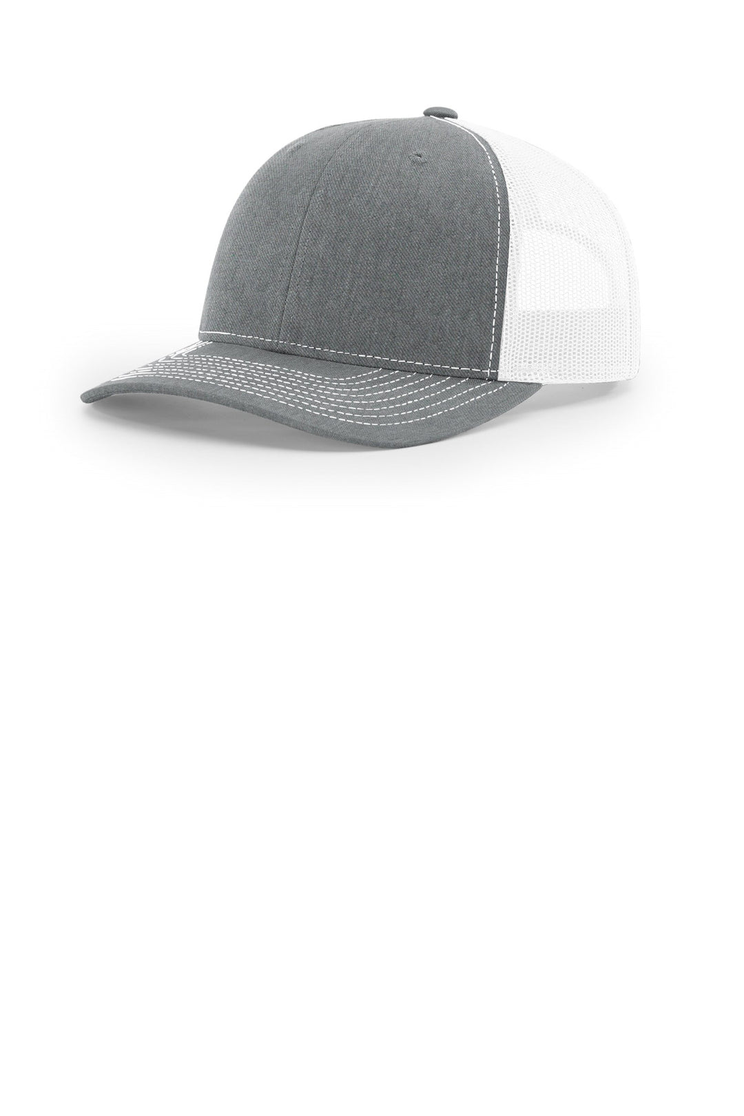 Richardson Trucker (112) - Hat — Heather Grey/ White