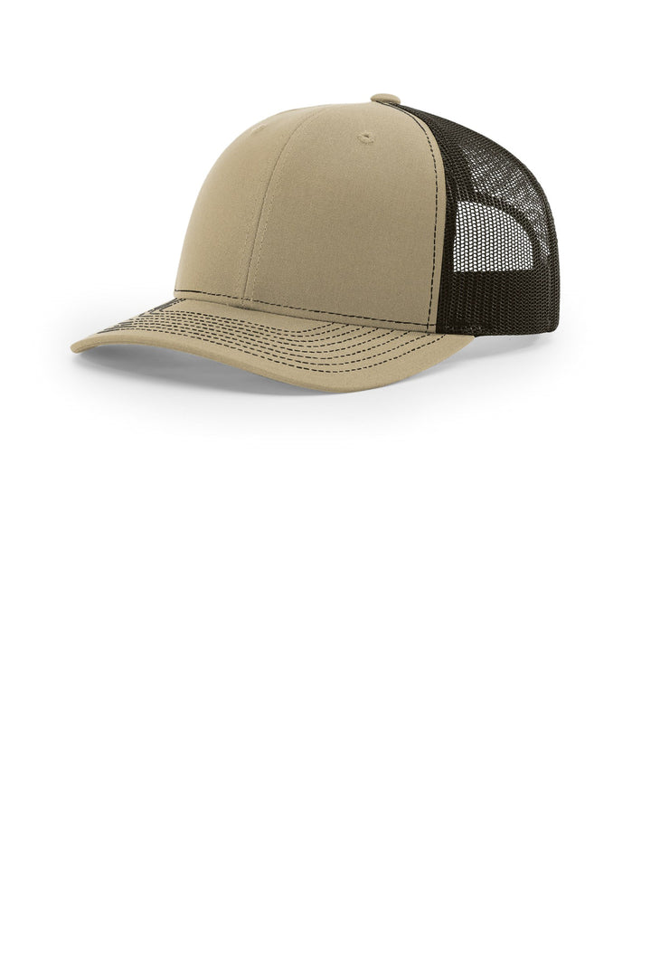 Richardson Trucker (112) - Hat — Khaki/ Coffee