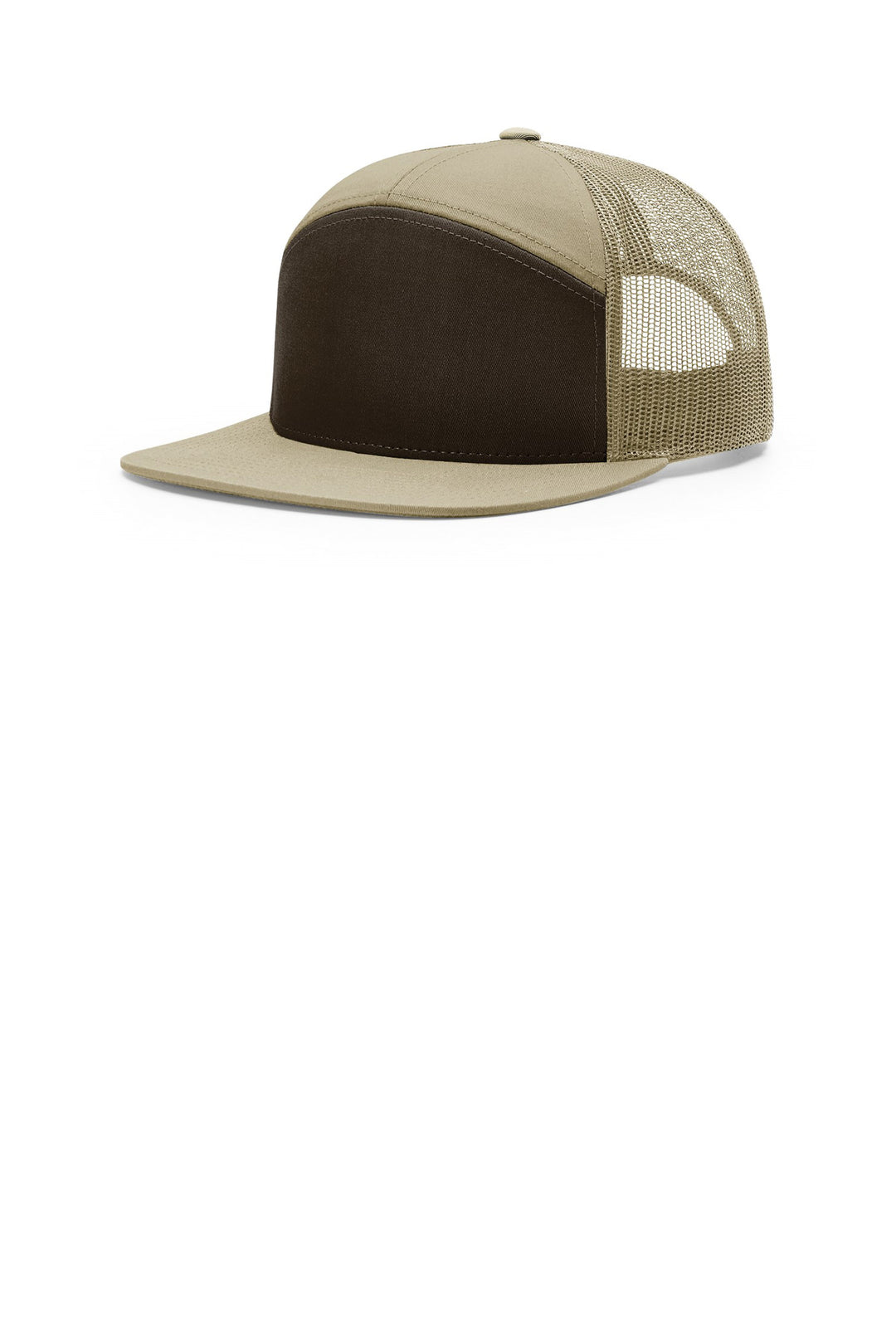 Richardson 7 Panel (168) - Hat — Brown/ Khaki/ Khaki