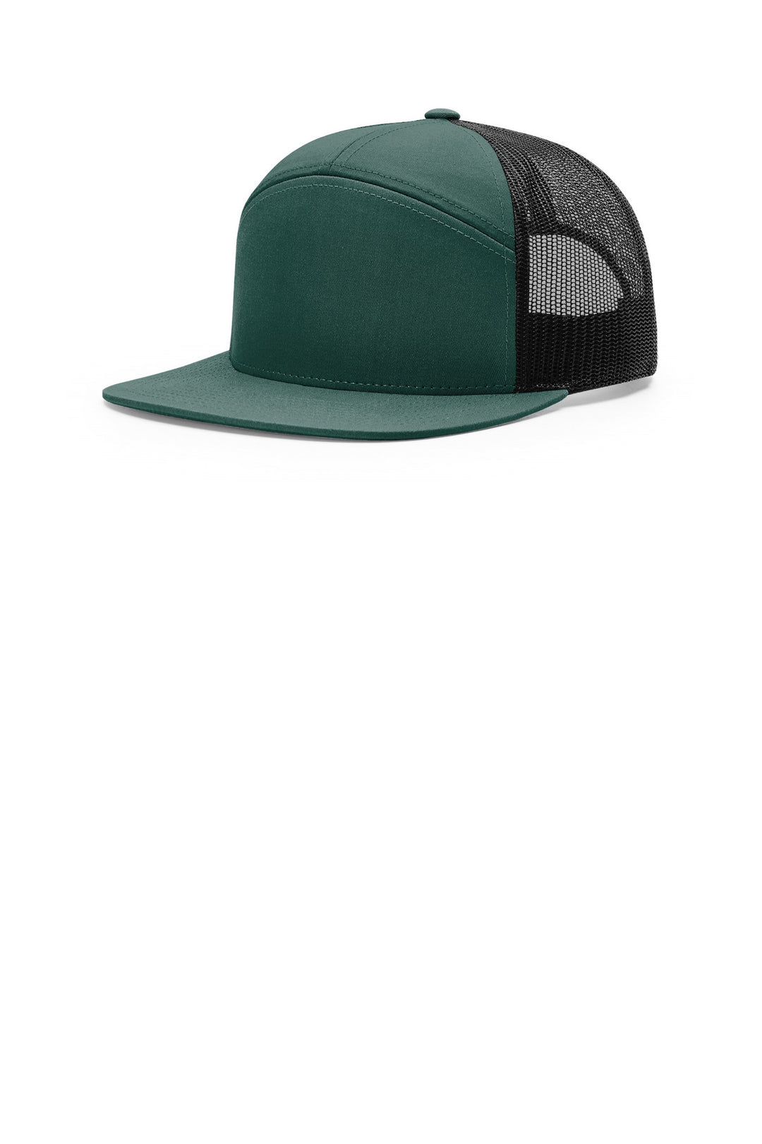 Richardson 7 Panel (168) - Hat — Dark Green/ Black