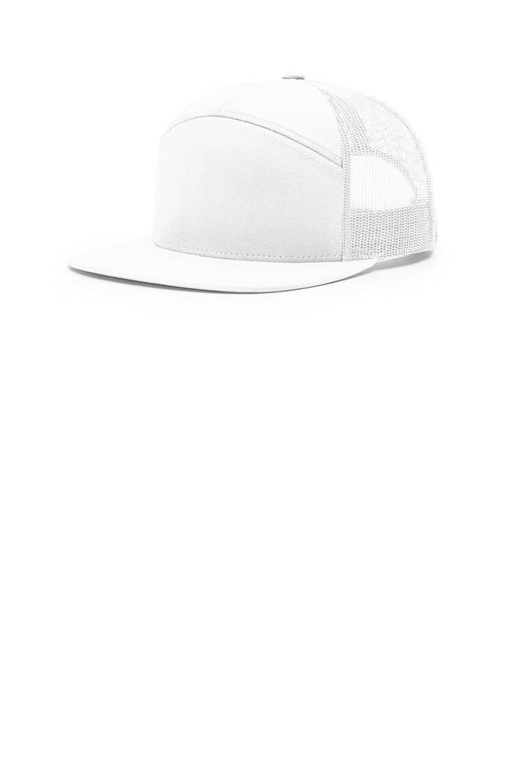 Richardson 7 Panel (168) - Hat — White