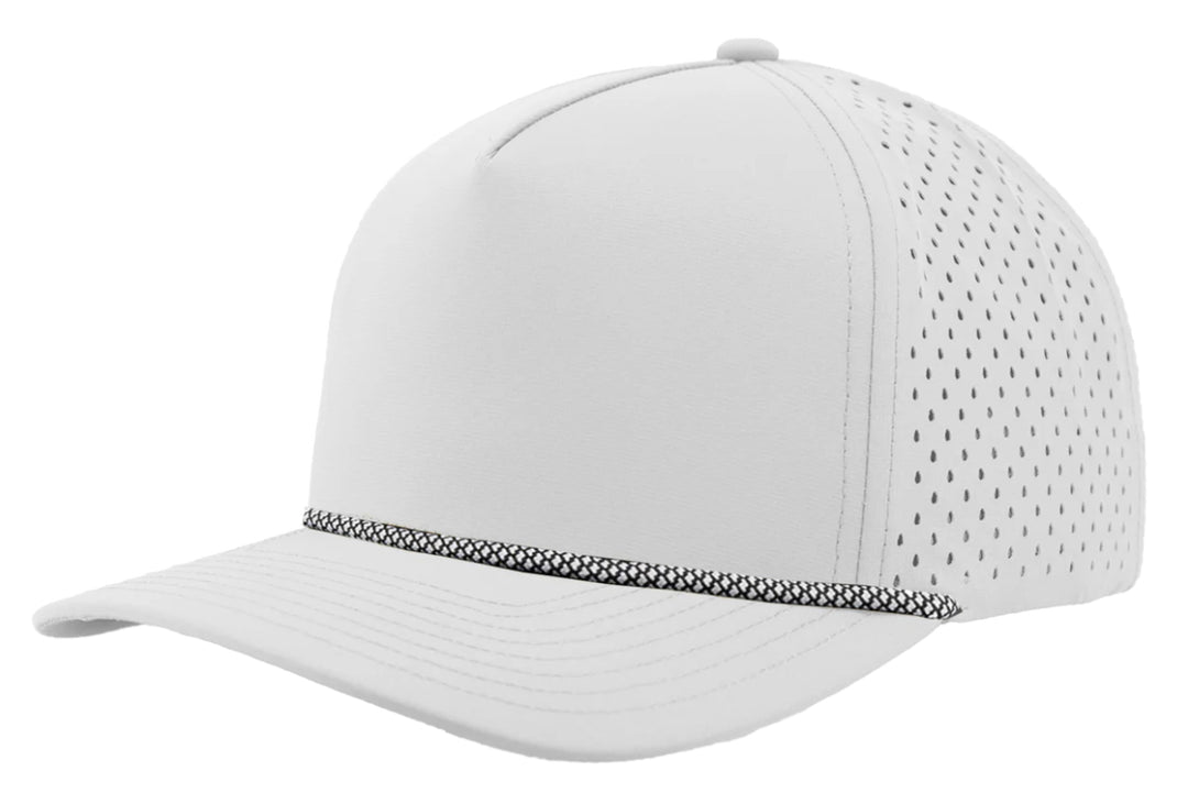 Zapped Blackhawk R+ Rope - Hat — Off White/Black Chainlink Rope
