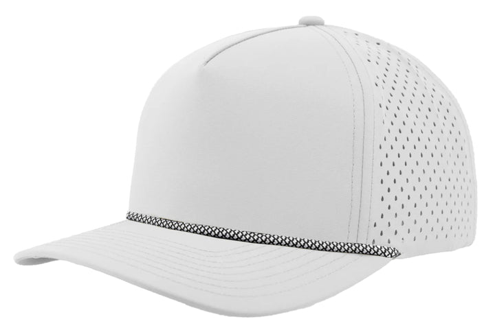 Zapped Blackhawk R+ Rope - Hat — Off White/Black Chainlink Rope