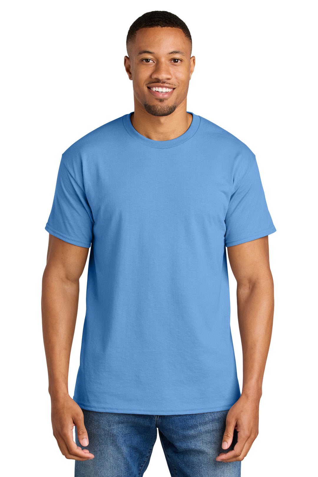Gildan DryBlend (8000) - Performance Tee — Carolina Blue