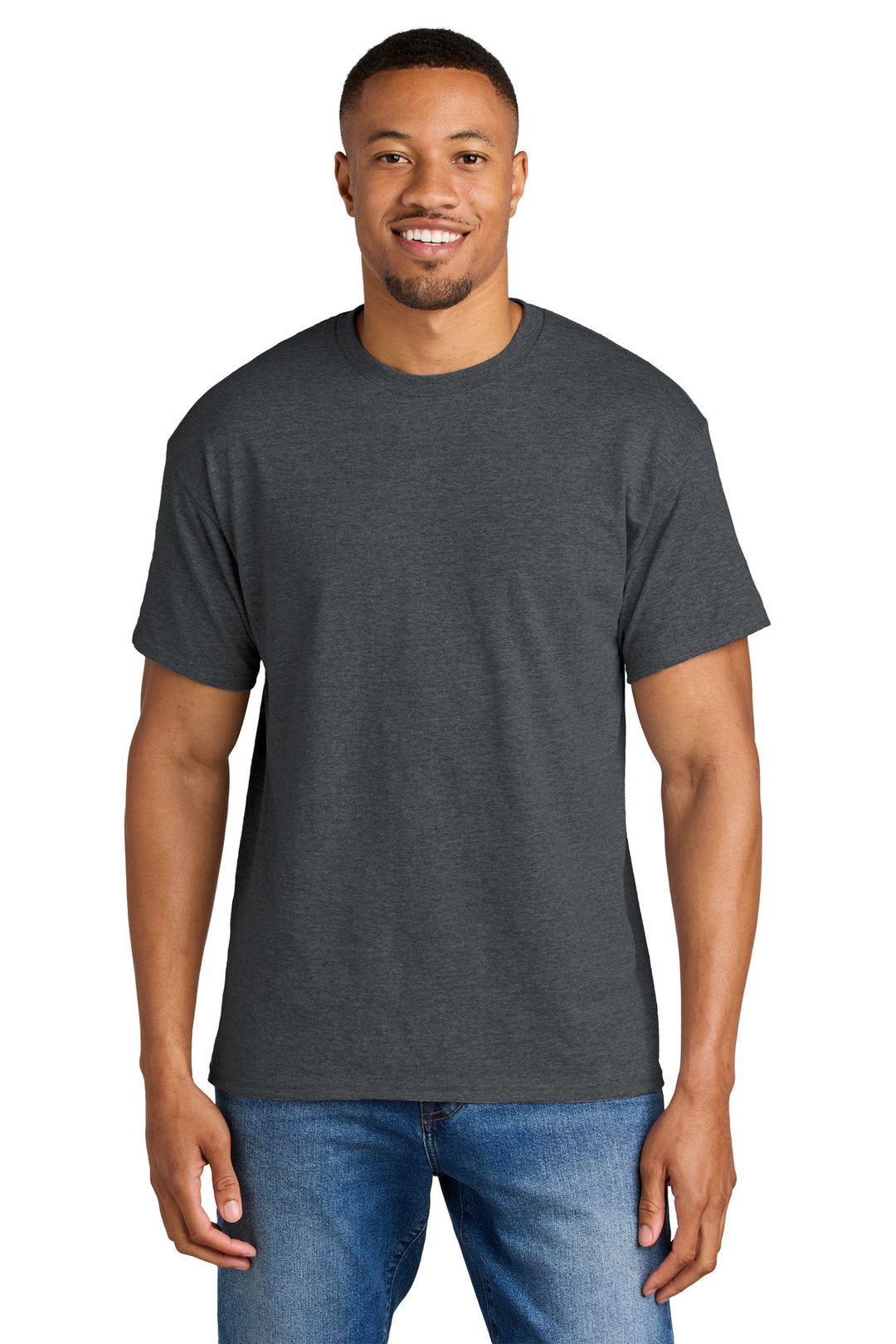 Gildan DryBlend (8000) - Performance Tee — Dark Heather