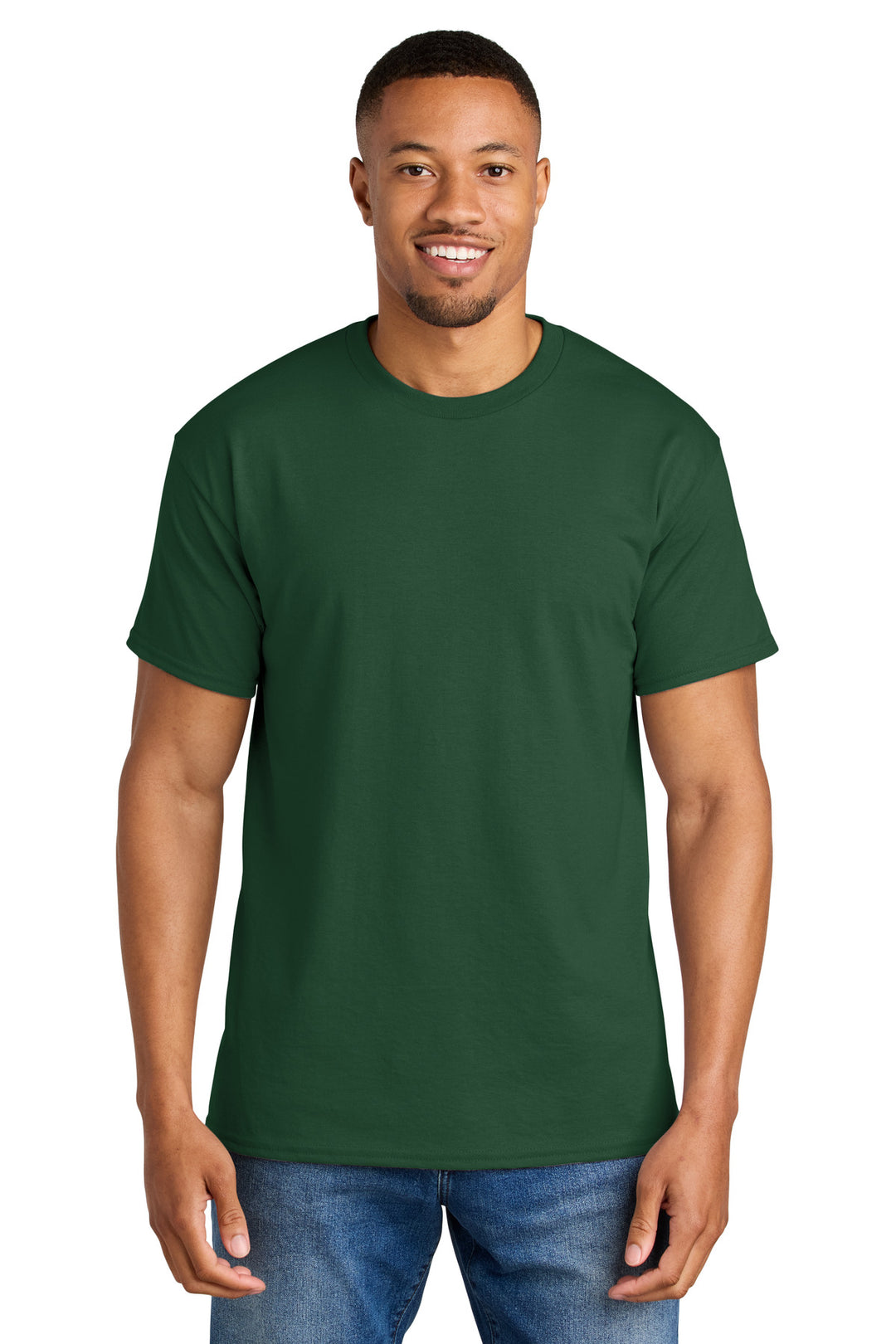 Gildan DryBlend (8000) - Performance Tee — Dark Green