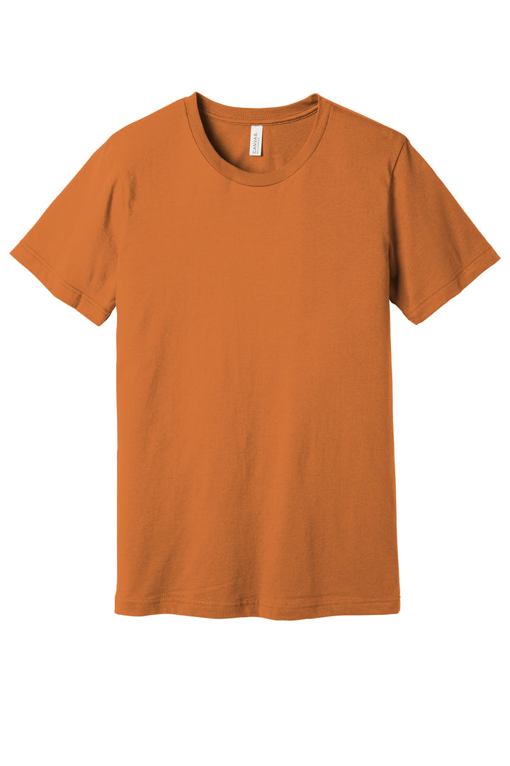 BELLA+CANVAS Jersey Tee (3001) - Cotton Shirt — Burnt Orange
