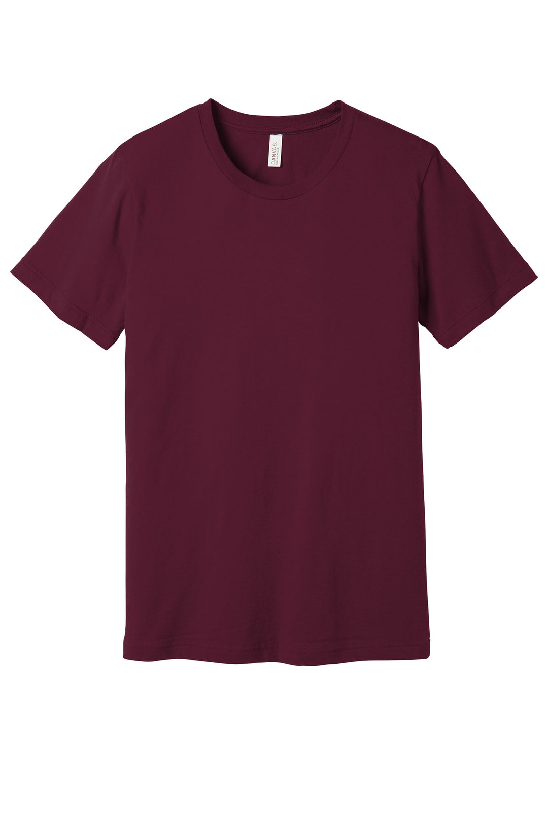 BELLA+CANVAS Jersey Tee (3001) - Cotton Shirt — Maroon
