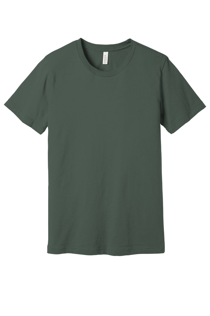 BELLA+CANVAS Jersey Tee (3001) - Cotton Shirt — Military Green