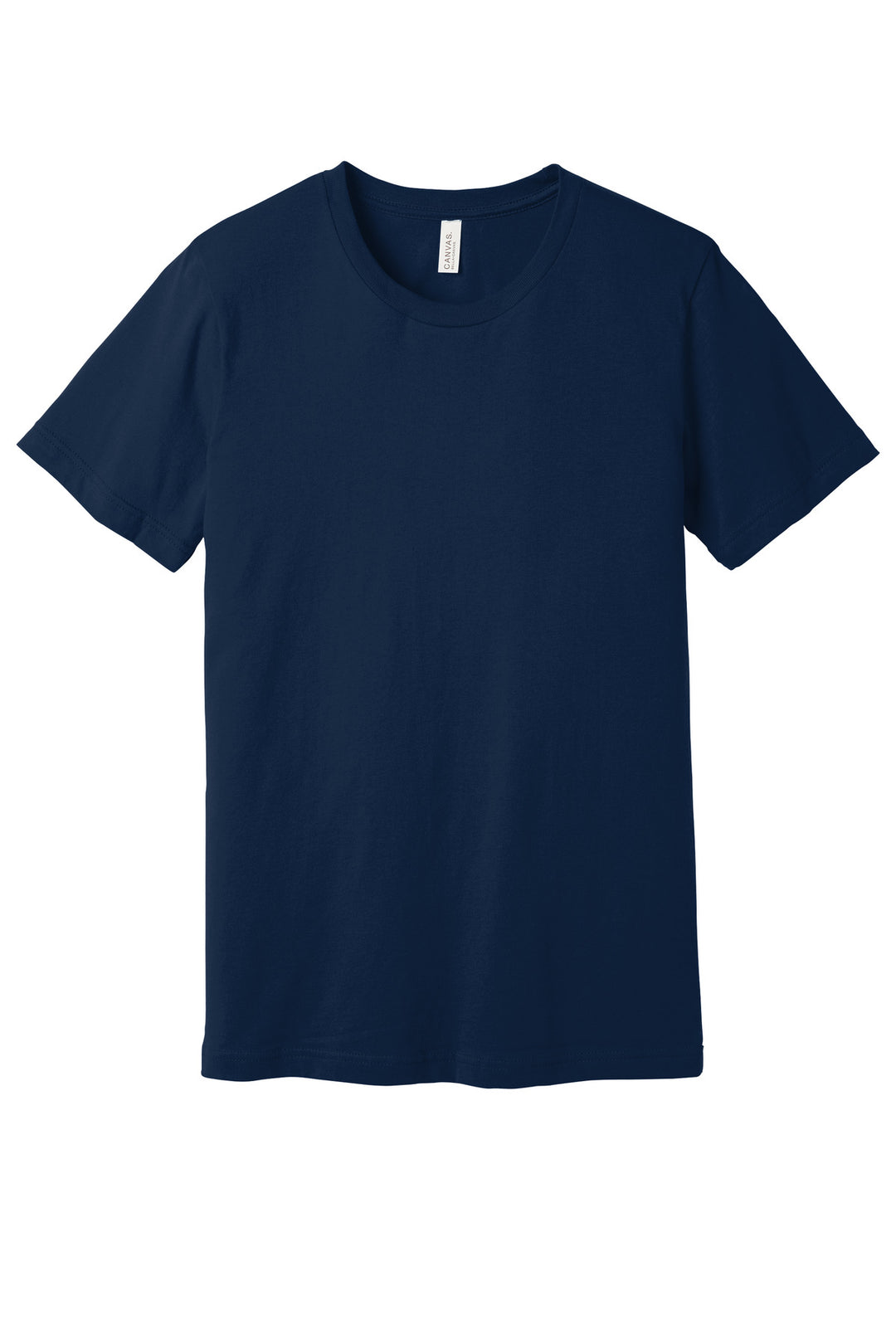 BELLA+CANVAS Jersey Tee (3001) - Cotton Shirt — Heather Midnight Navy