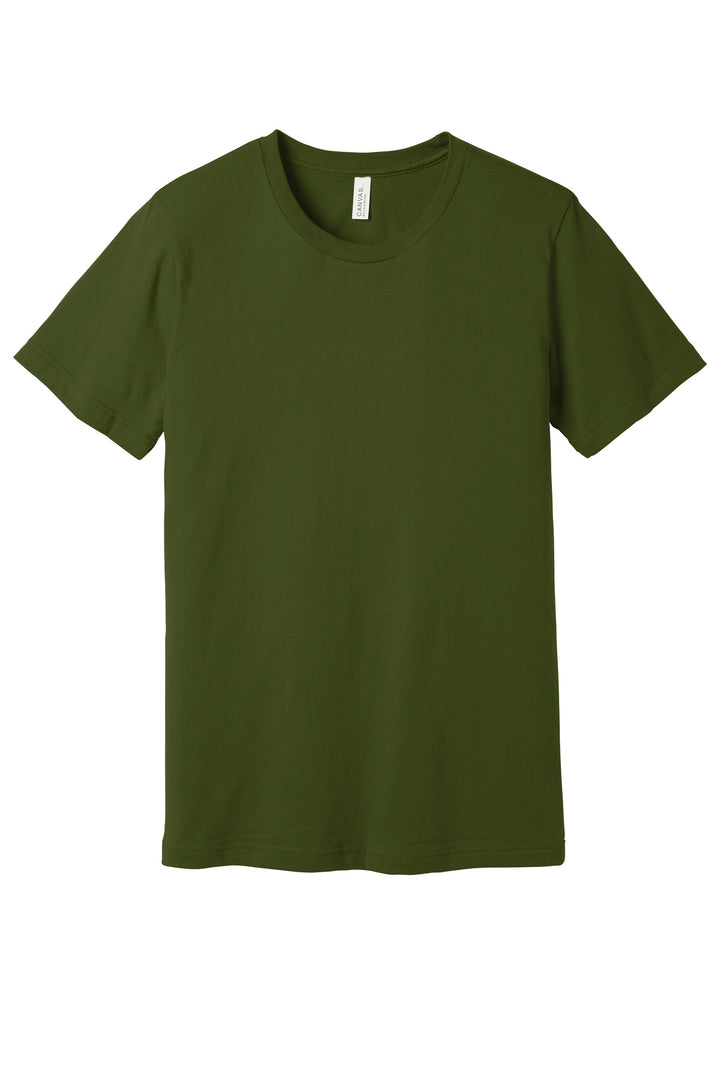 BELLA+CANVAS Jersey Tee (3001) - Cotton Shirt — Heather Olive