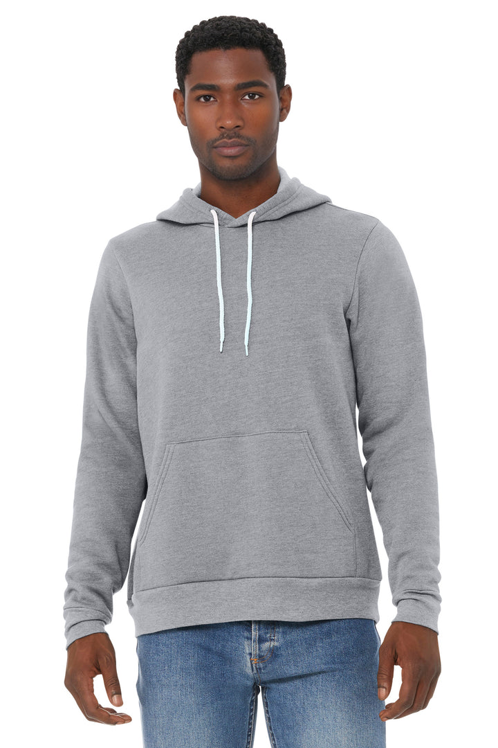 BELLA+CANVAS Sponge Fleece Hoodie (3719) - Hoodie — Athletic Heather