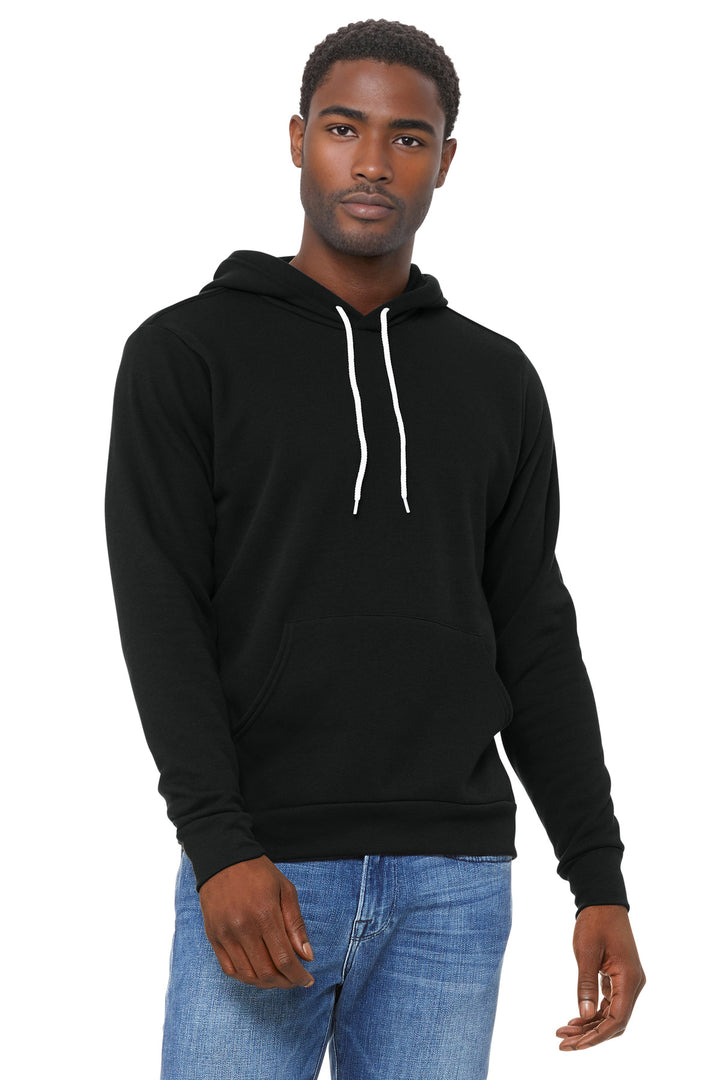 BELLA+CANVAS Sponge Fleece Hoodie (3719) - Hoodie — Black