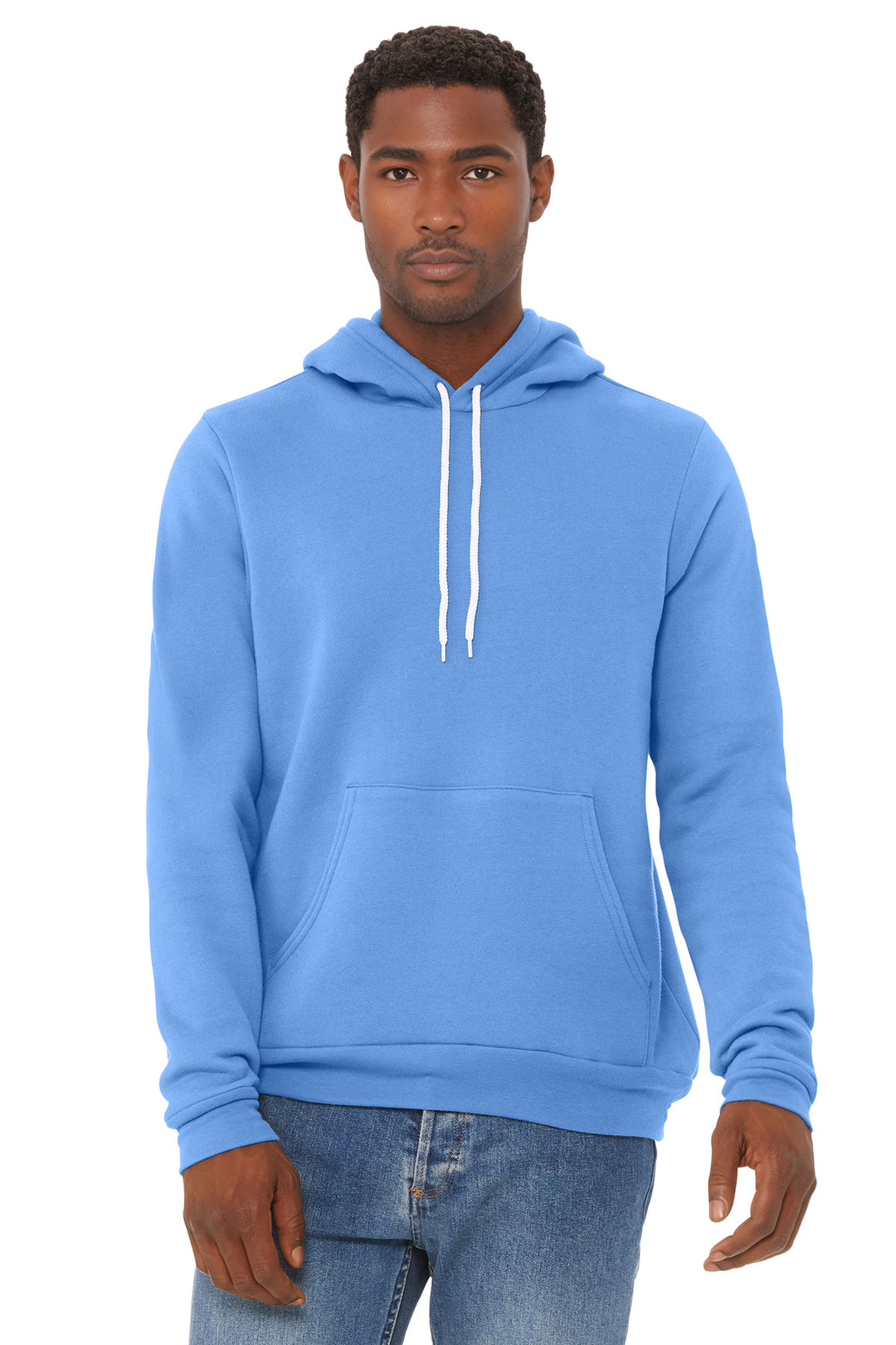 BELLA+CANVAS Sponge Fleece Hoodie (3719) - Hoodie — Carolina Blue