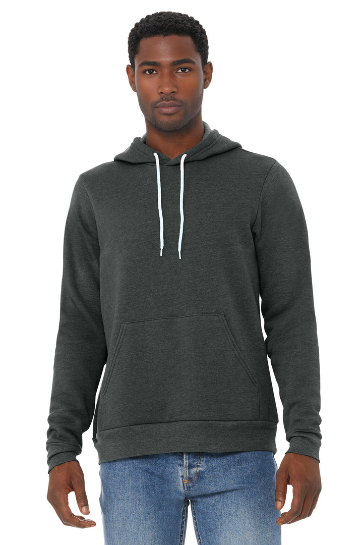 BELLA+CANVAS Sponge Fleece Hoodie (3719) - Hoodie — Dark Grey Heather