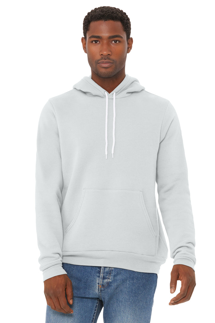 BELLA+CANVAS Sponge Fleece Hoodie (3719) - Hoodie — Silver