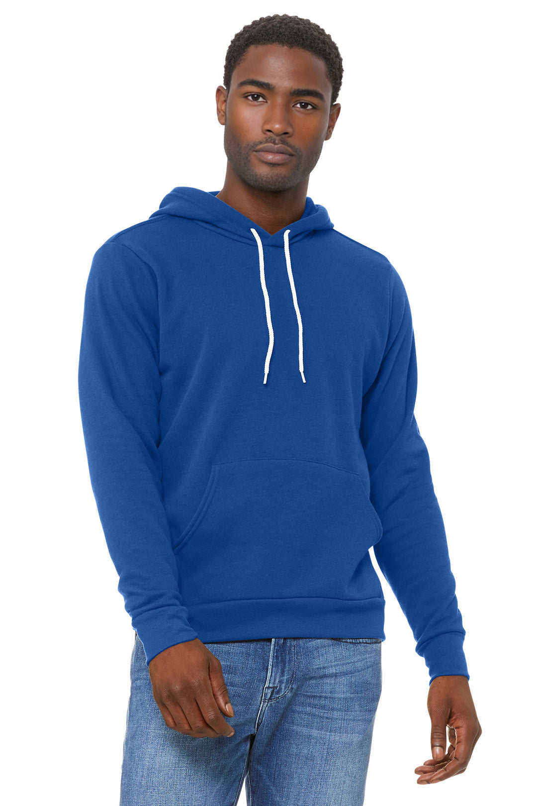 BELLA+CANVAS Sponge Fleece Hoodie (3719) - Hoodie — True Royal