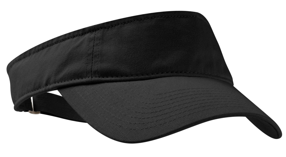 Port Authority Enzyme Wash Fashion Visor (C840) — Black