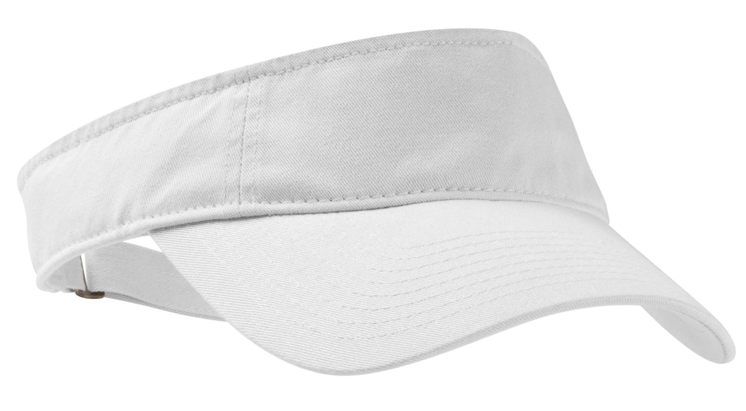 Port Authority Enzyme Wash Fashion Visor (C840) — White