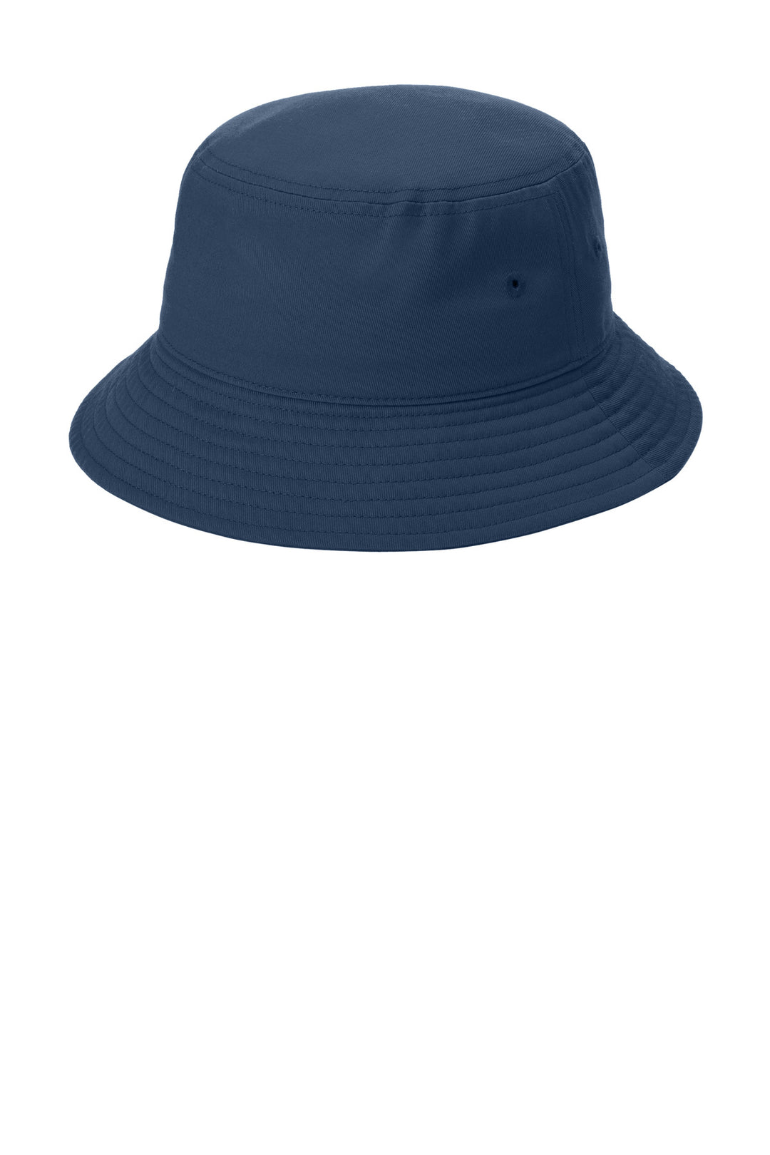 River Blue Navy Port Authority Twill Classic Bucket Hat (C975) - Hat, front view