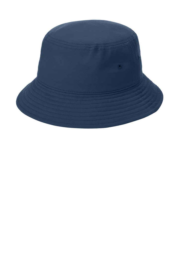 River Blue Navy Port Authority Twill Classic Bucket Hat (C975) - Hat, front view