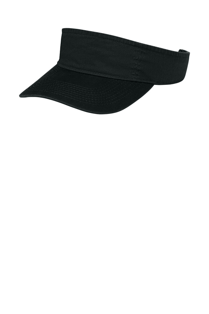 Black Port Authority Fashion Visor (CP45), front view