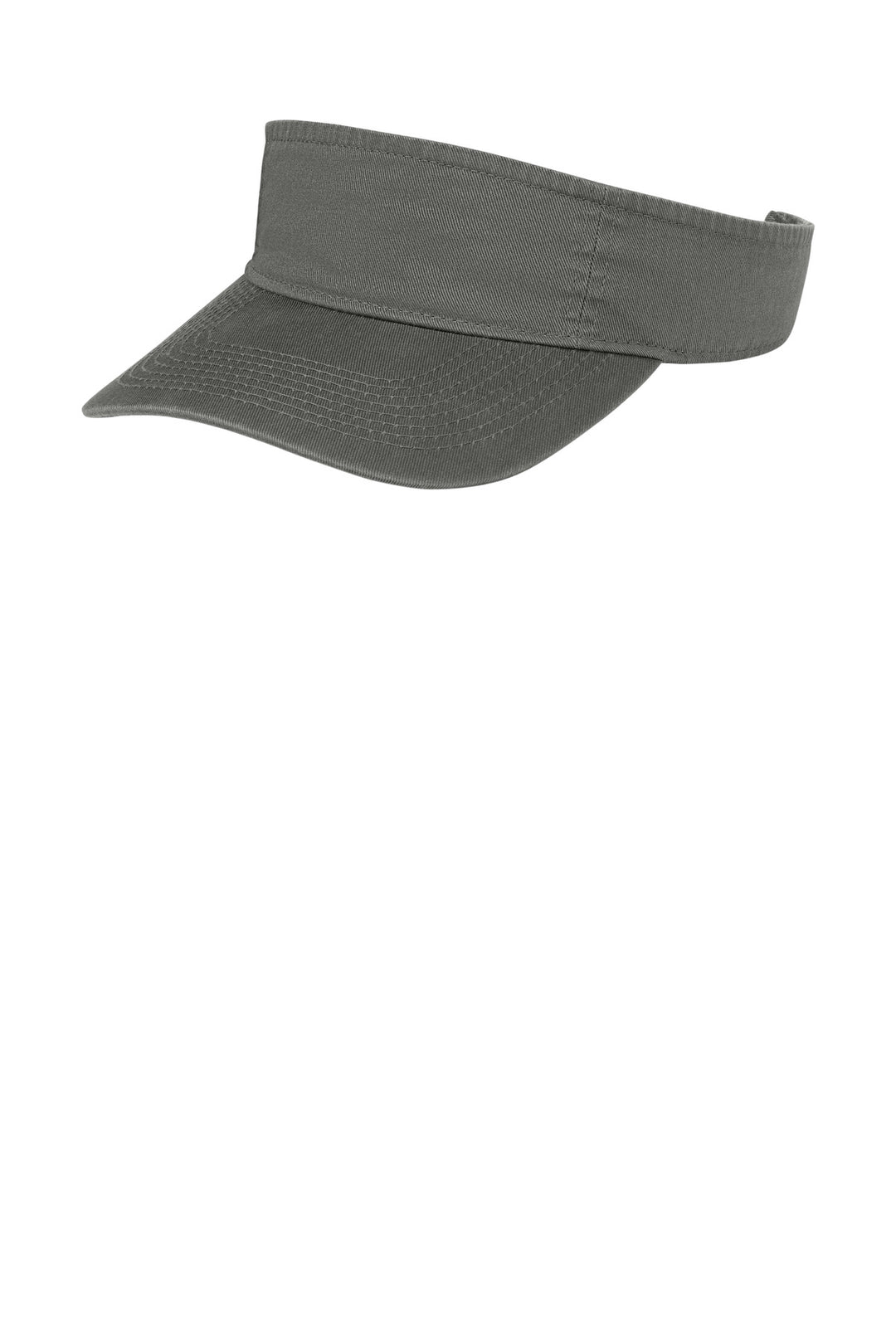 Charcoal Port Authority Fashion Visor (CP45), front view