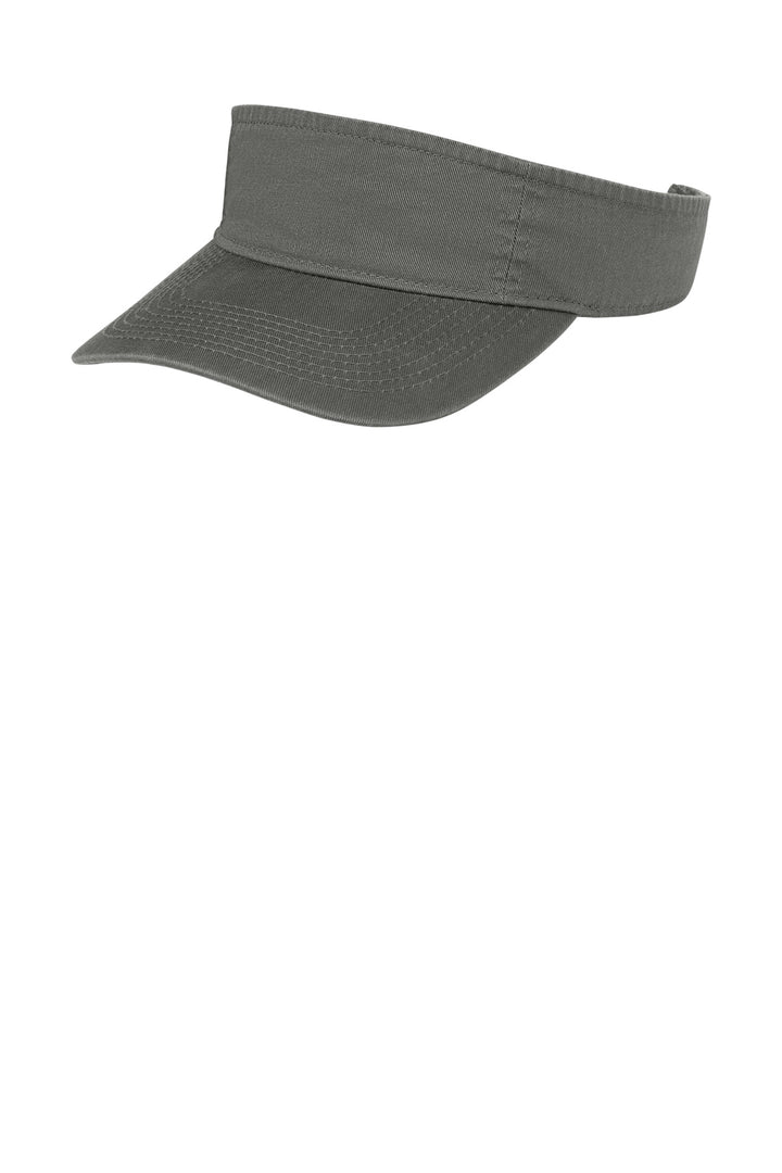 Charcoal Port Authority Fashion Visor (CP45), front view