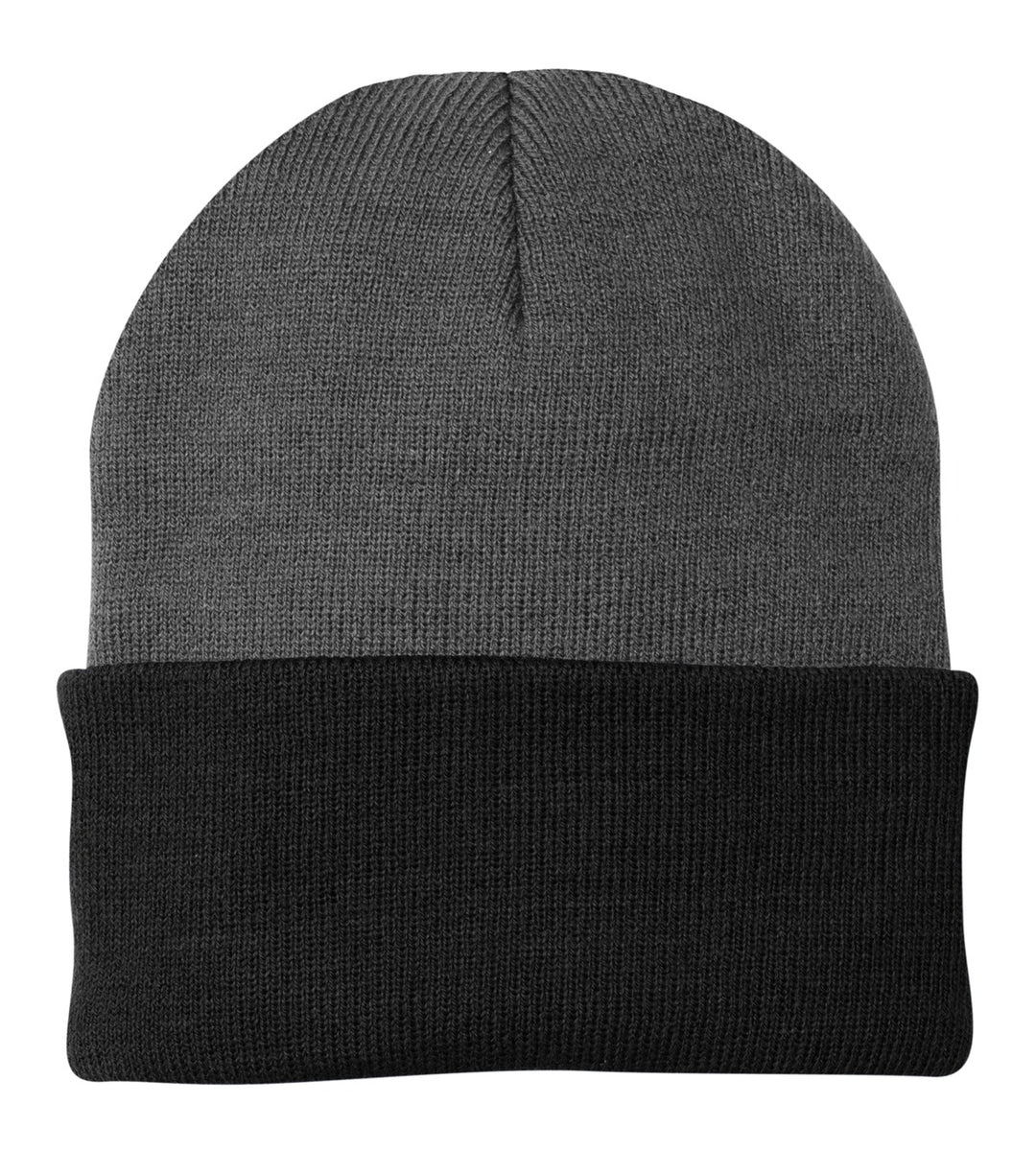 Port & Company Knit Cap (CP90) - Beanie — Athletic Oxford/Black