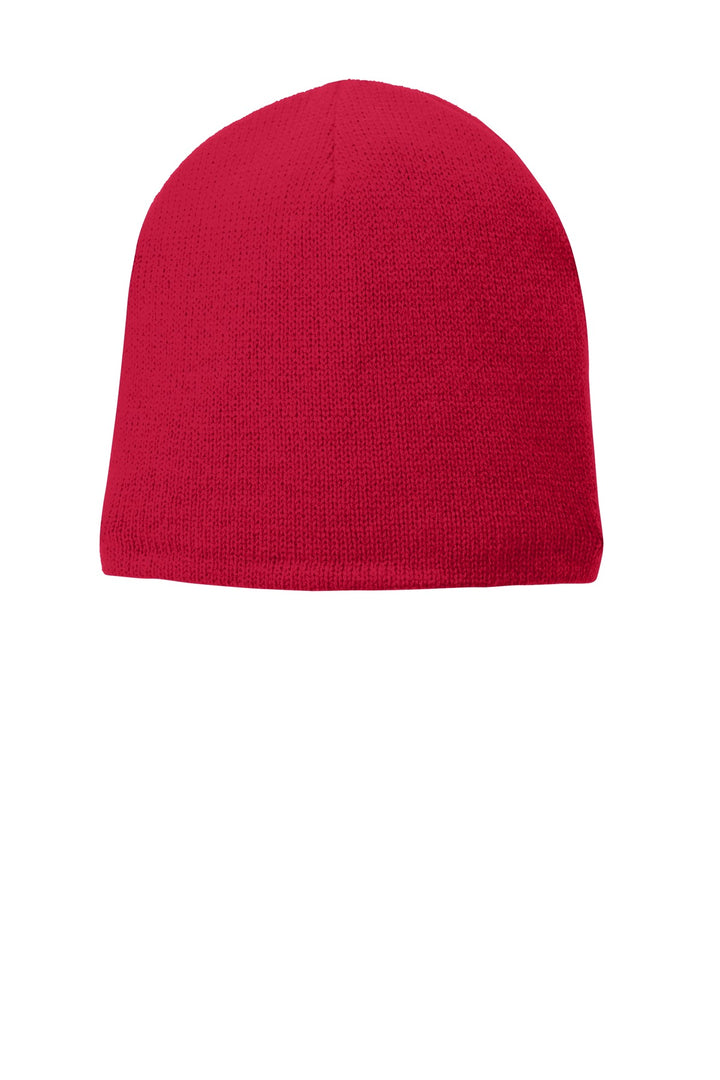 Port Authority Fleece-Lined Beanie (CP91L) - Beanie — Athletic Red
