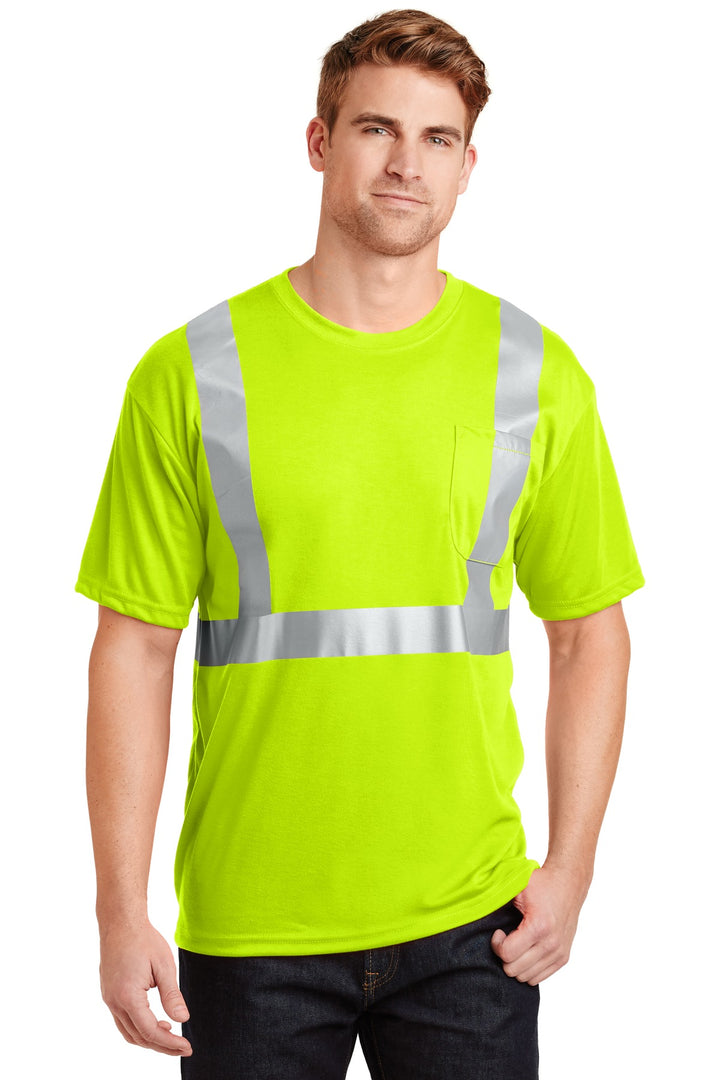 CornerStone CS401 ANSI Class 2 Safety Tee — Safety Yellow