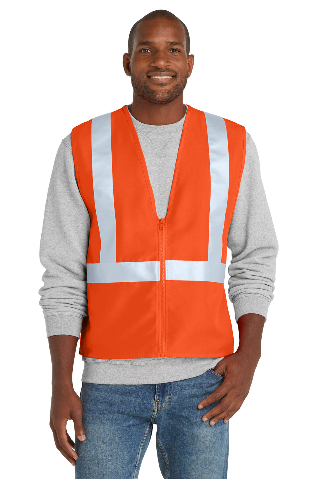 CornerStone ANSI Class 2 Safety Vest (CSV400) - High-Vis — Safety Orange