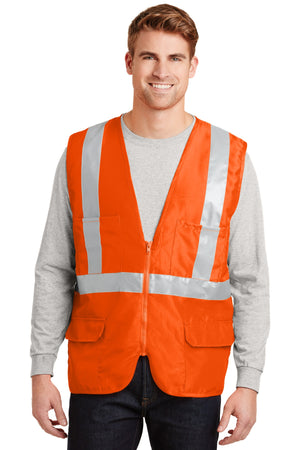 CornerStone ANSI Class 2 Mesh Back Vest (CSV405) - High-Vis