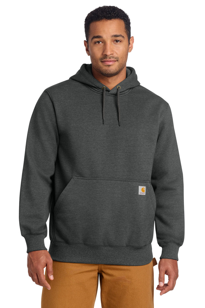 Carbon Heather Carhartt Rain Defender Paxton Heavyweight (CT100615) - Hoodie, front view