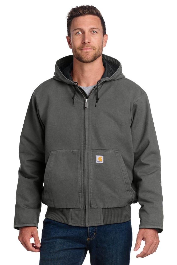 Gravel Carhartt Washed Duck Active Jac (CT104050) - Jacket, front view