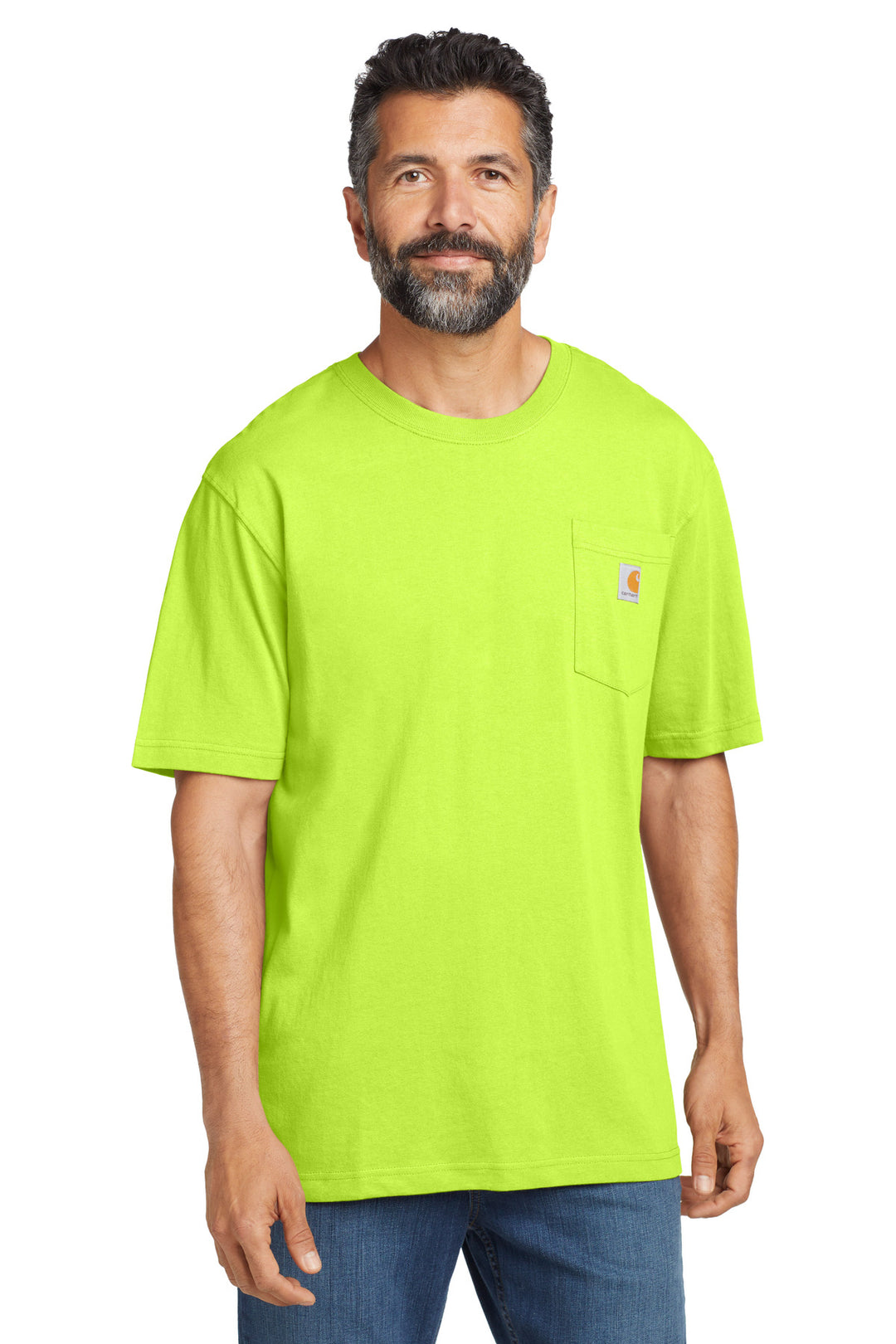 Carhartt Short Sleeve Tee (CTK87) - Cotton Shirt — Brite Lime