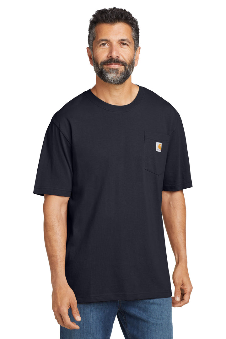 Carhartt Short Sleeve Tee (CTK87) - Cotton Shirt — Navy