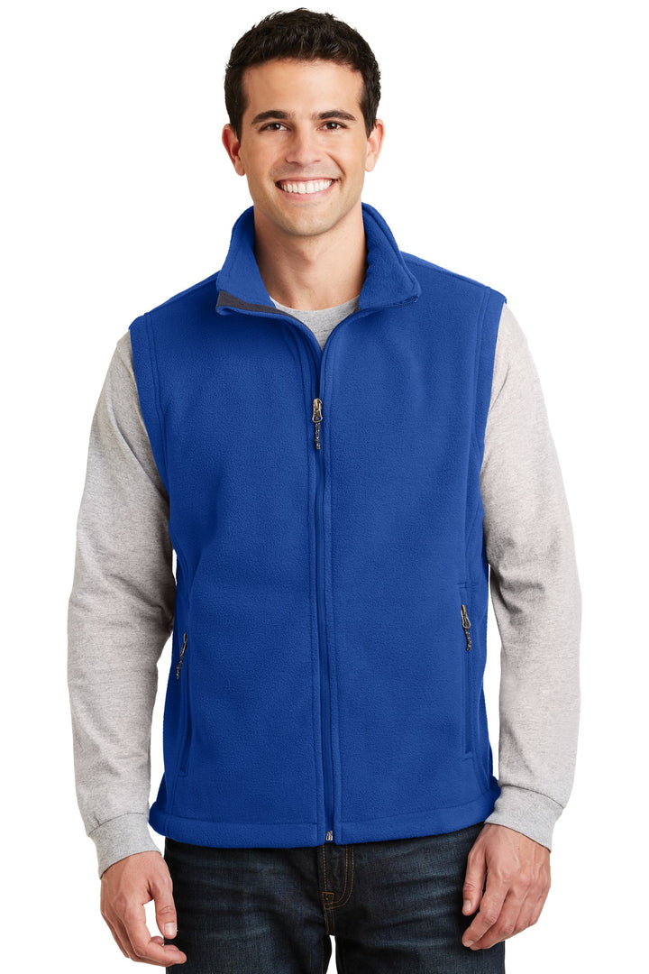 True Royal Port Authority Value Fleece Vest (F219) - Vest, front view
