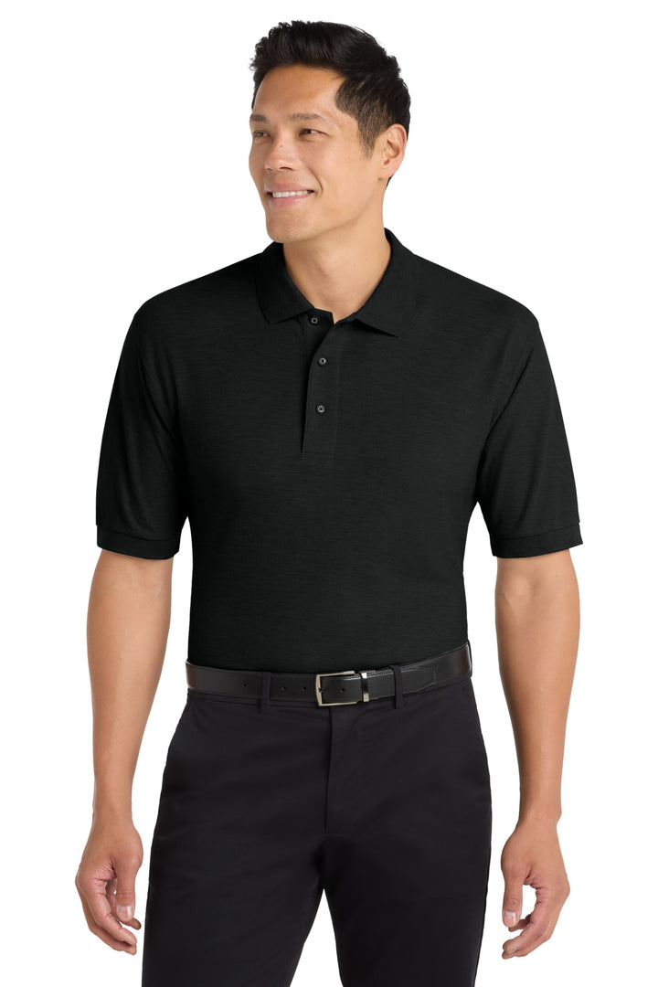 Port Authority Silk Touch Polo (K500) - Polo — Black