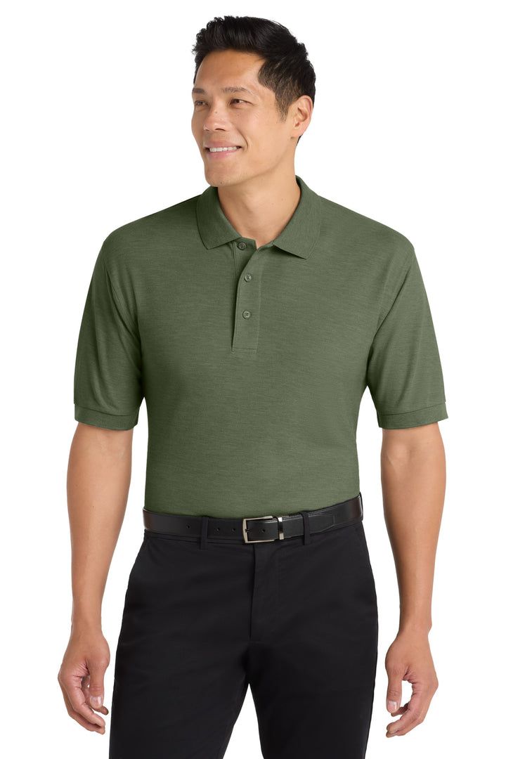 Port Authority Silk Touch Polo (K500) - Polo — Clover Green