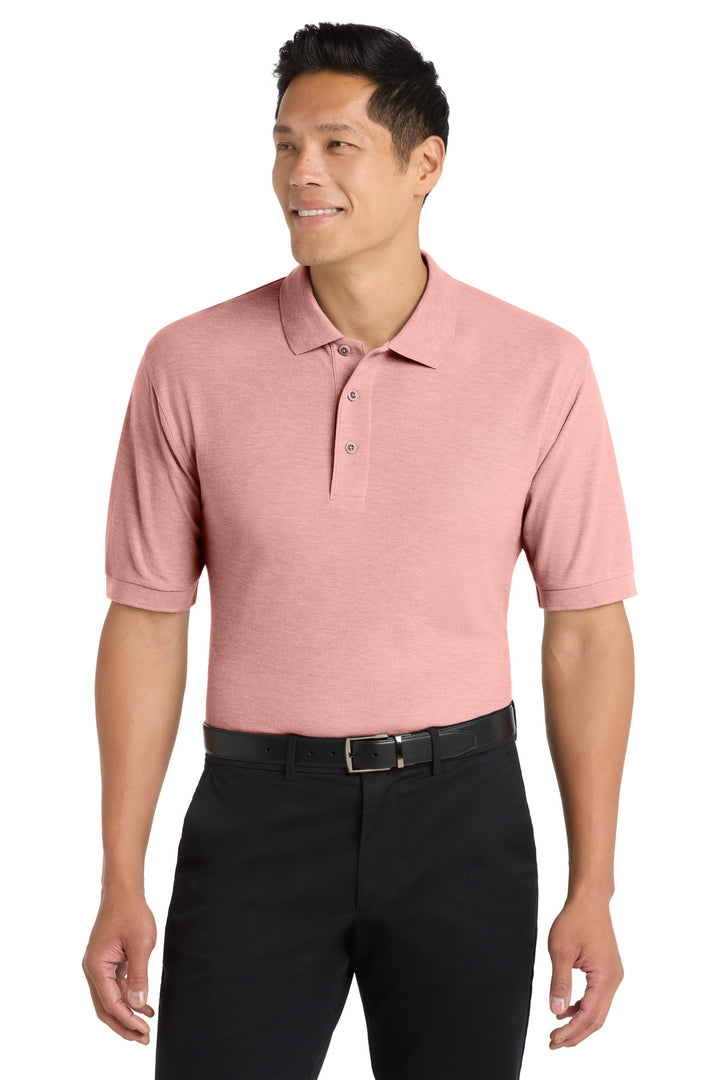Port Authority Silk Touch Polo (K500) - Polo — Light Pink