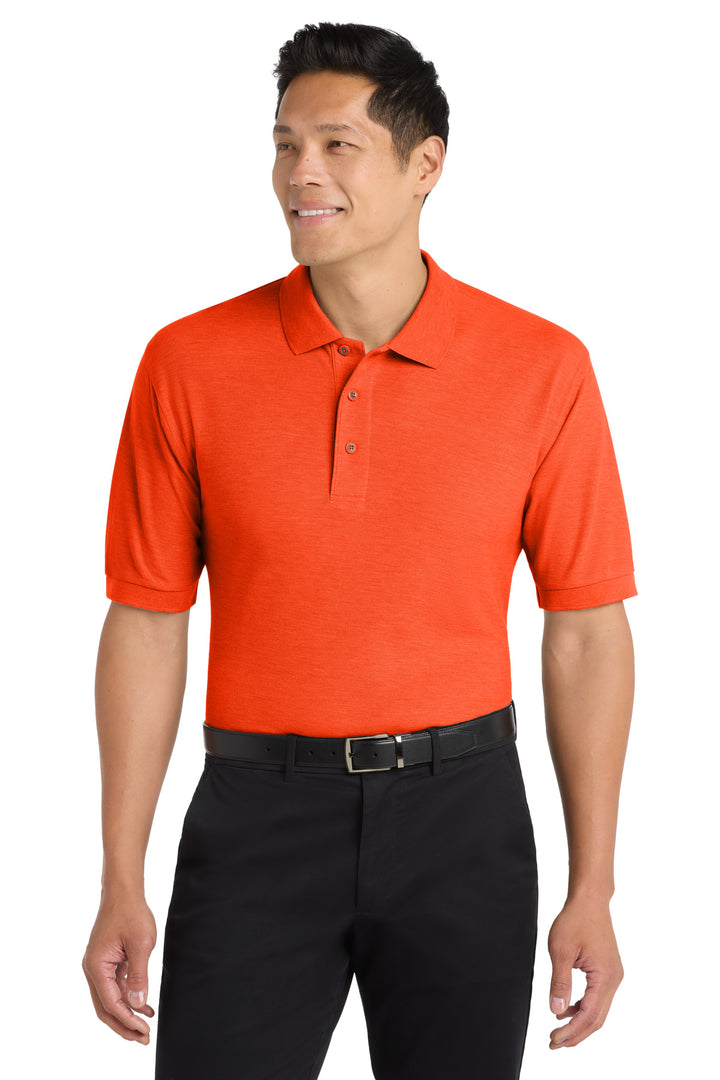Port Authority Silk Touch Polo (K500) - Polo — Orange