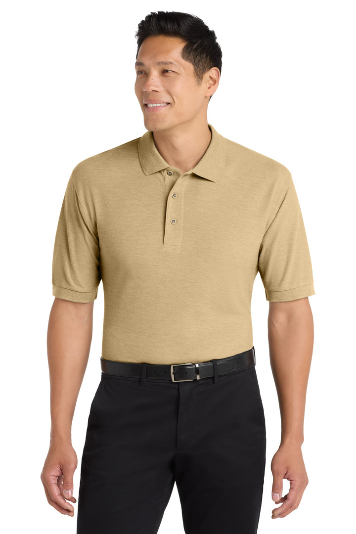 Port Authority Silk Touch Polo (K500) - Polo — Stone