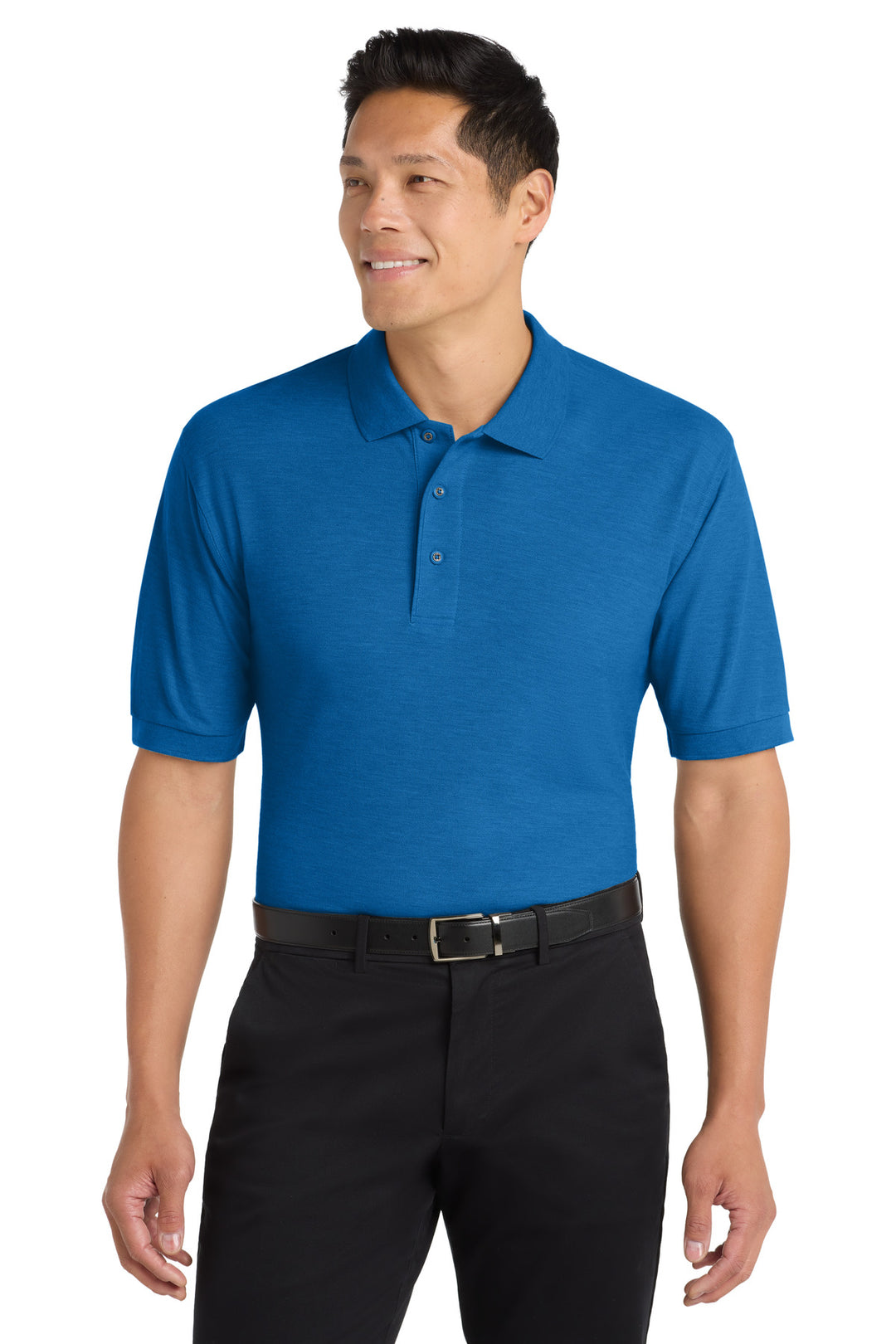 Port Authority Silk Touch Polo (K500) - Polo — Strong Blue