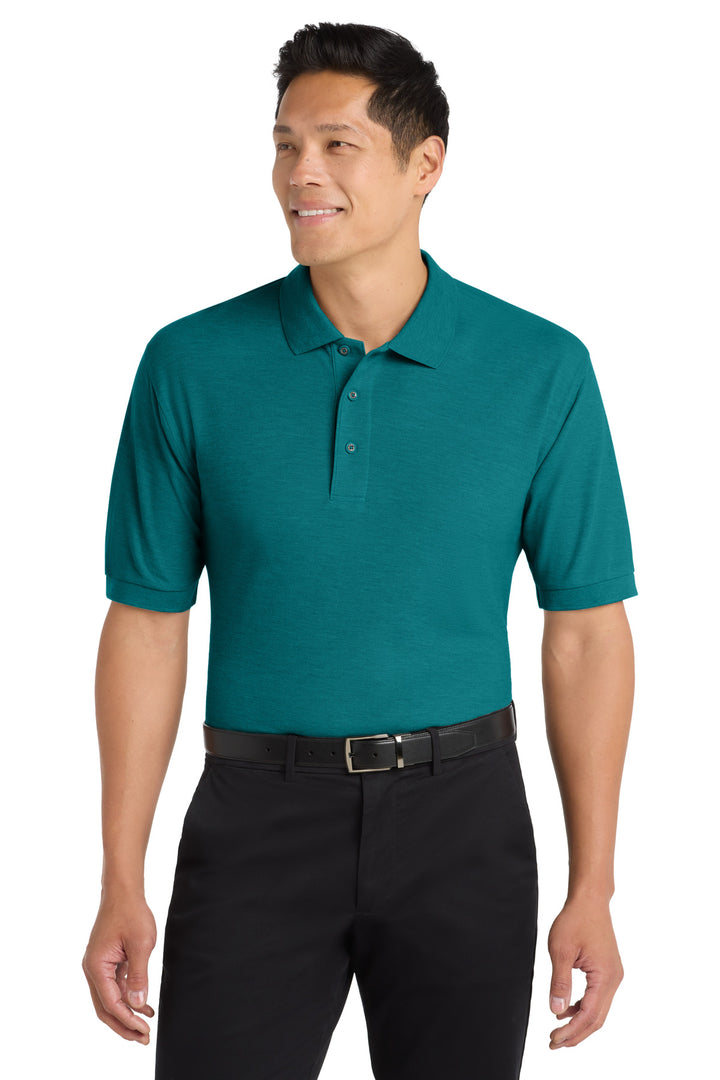 Port Authority Silk Touch Polo (K500) - Polo — Teal Green