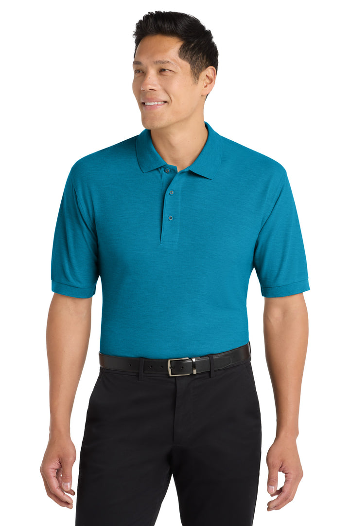 Port Authority Silk Touch Polo (K500) - Polo — Turquoise