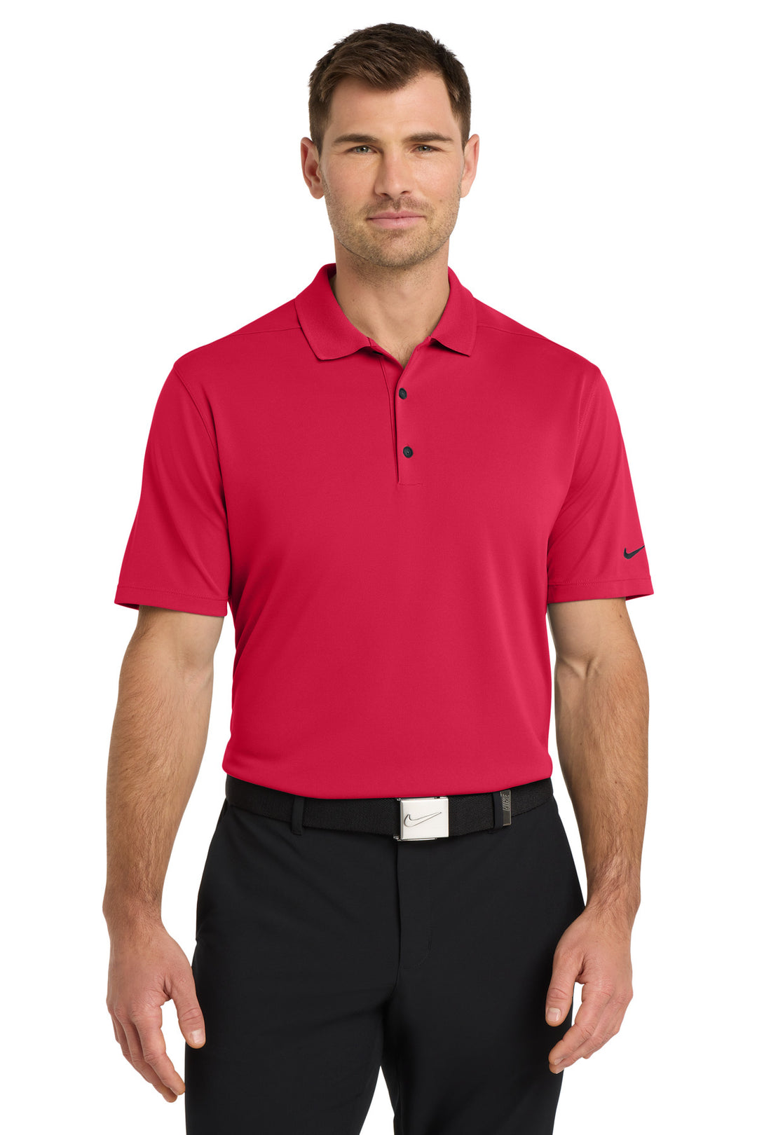 Nike Dri-FIT Micro Pique 2.0 (NKDC1963) - Polo — University Red